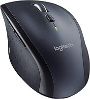 Logitech M705 Marathon Wireless Laser Mouse, 2.4 Ghz Frequency/30 Ft Wireless Range, Right Hand Use, Black