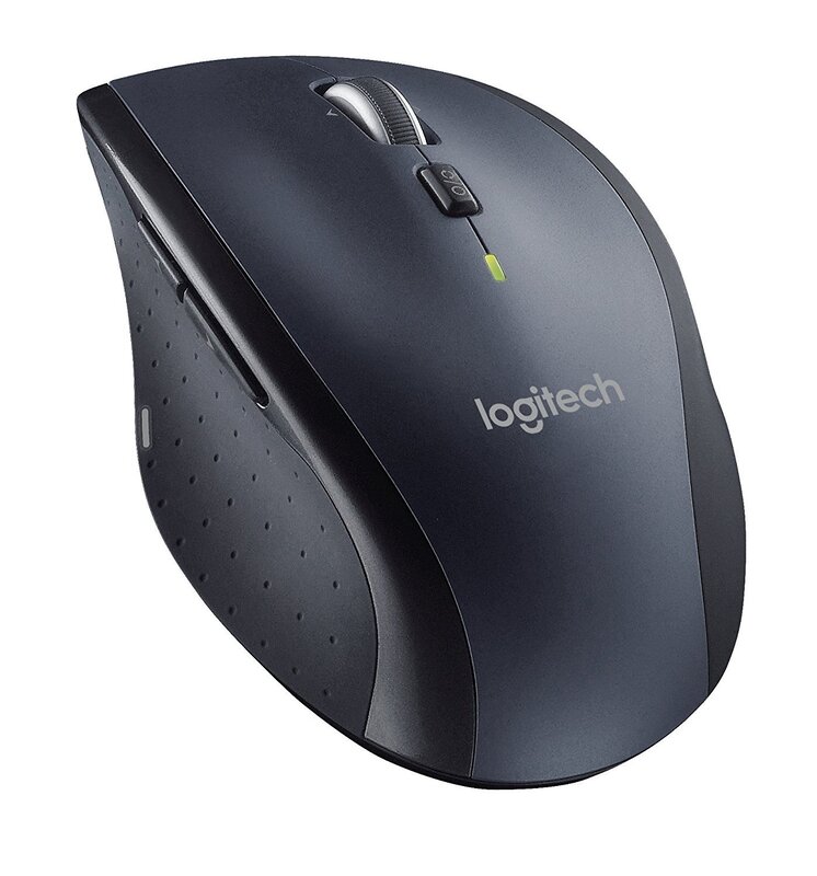 Logitech M705 Marathon Wireless Laser Mouse, 2.4 Ghz Frequency/30 Ft Wireless Range, Right Hand Use, Black