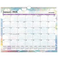 AT-A-GLANCE® Dreams 2026 Monthly Wall Calendar, Medium, 15" x 12"