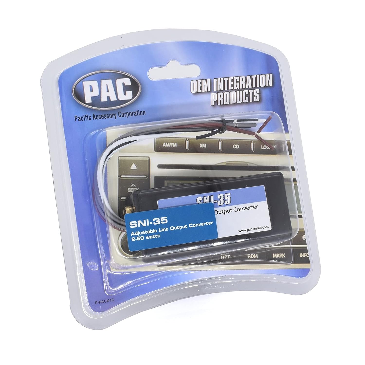 PAC SNI-35 Variable LOC Line Out Converter 1.2x6.25x5.9 Standard Packaging