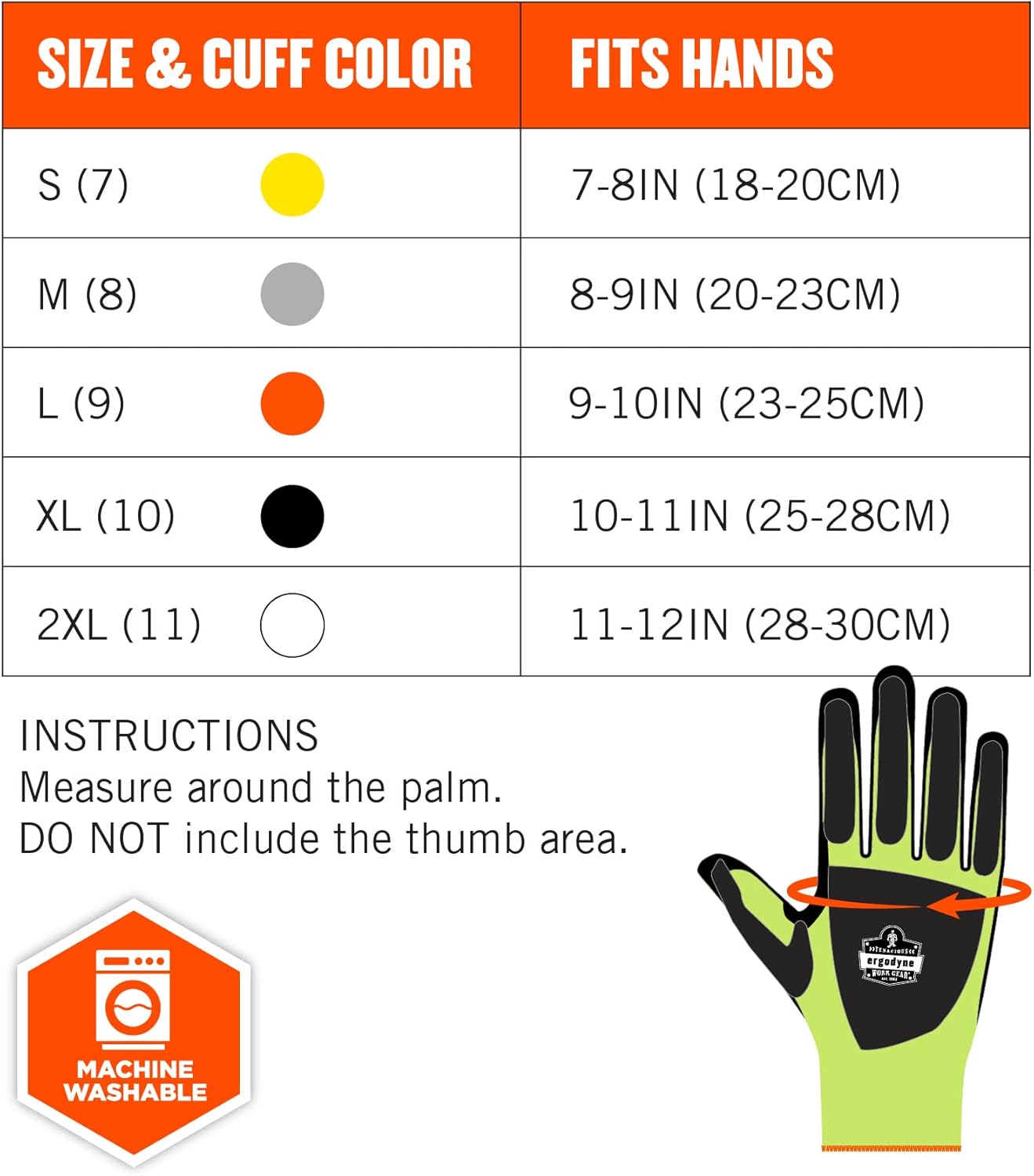 Ergodyne ProFlex 7141 Hi-Vis Nitrile-Coated DIR Level 4 Cut-Resistant Gloves