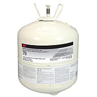 3M Scotch-Weld HoldFast 70 Cylinder Spray Adhesive Clear, Large Cylinder (Net Weight 27.3 Pounds)