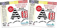 Barker Creek 4" Letter Pop-Outs 2-Pack, Buffalo Plaid & Wide Stripes, Jazz Up Your Bulletin Boards with These Colorful