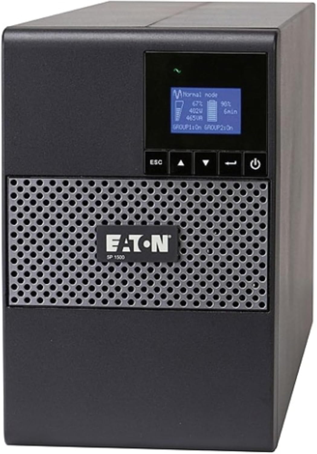 Eaton 5P UPS 850VA 600W 230V Line-Interactive UPS, C14 Input, 6 C13 Outlets, True Sine Wave, Cybersecure Network Card Option