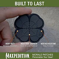 MAXPEDITION Lucky Shot Clover PVC Morale Patch
