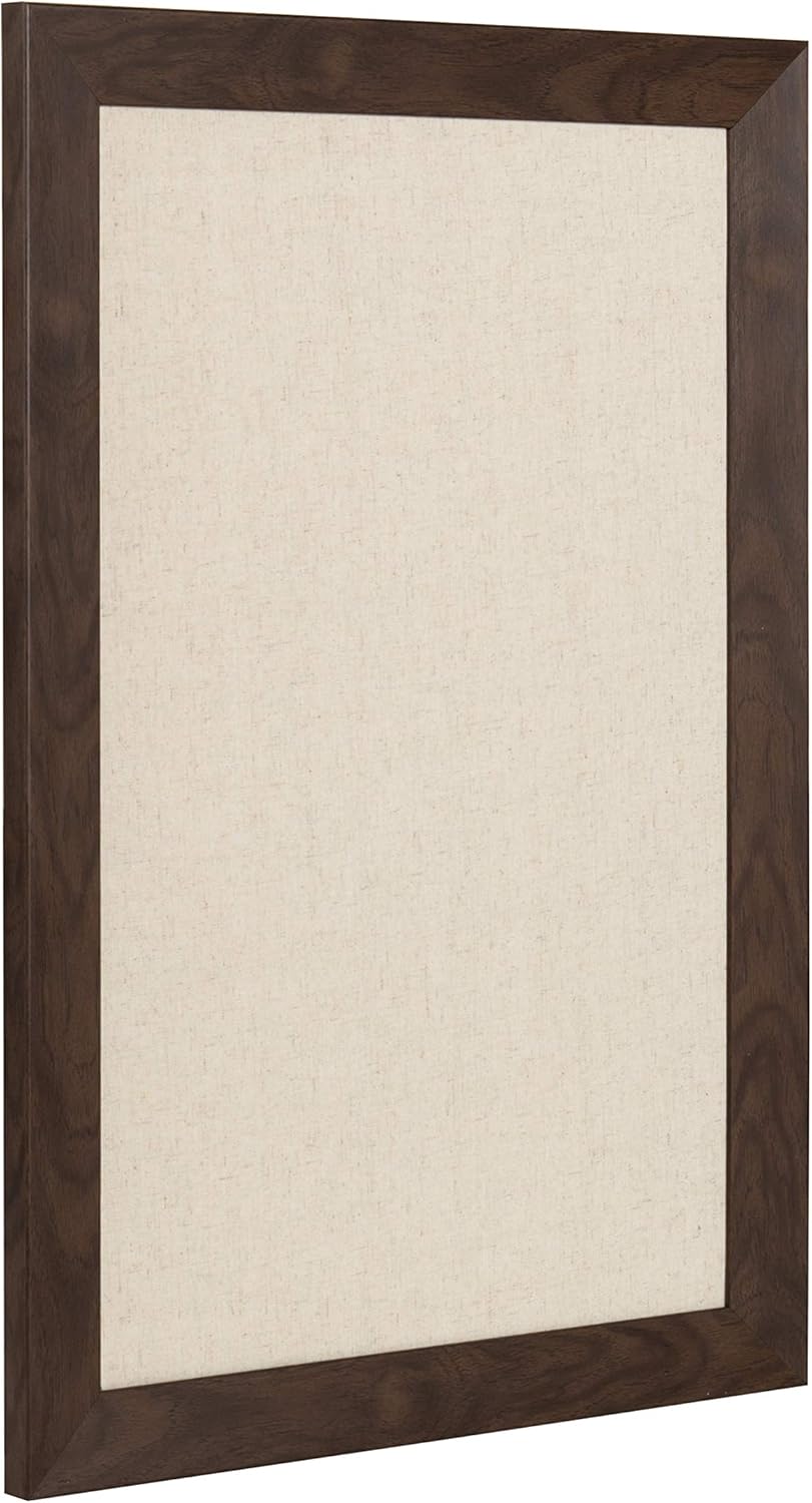 DESIGNOVATION Beatrice Framed Linen Fabric Pinboard