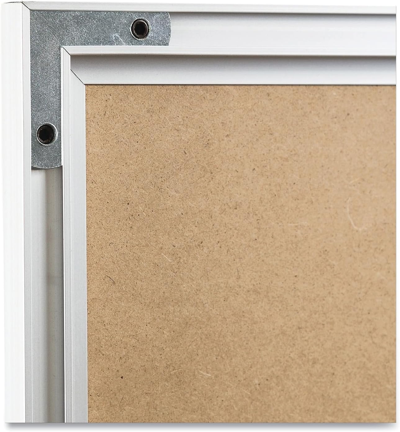 U BRANDS Melamine Non-Magnetic Dry-Erase Board, Silver Aluminum Frame