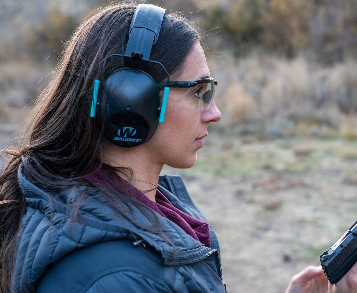 WALKER'S Pro Low-Profile Folding Earmuffs NRR 22 dB