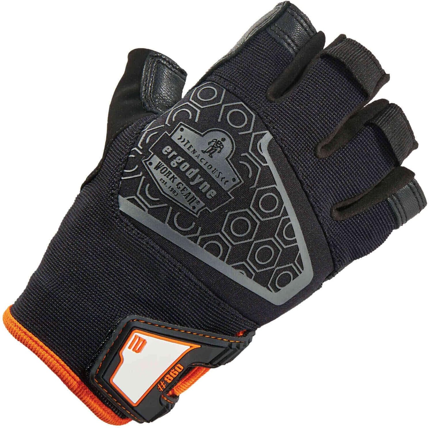 Ergodyne ProFlex 860 Heavy Lifting Utility Gloves, Medium, Black
