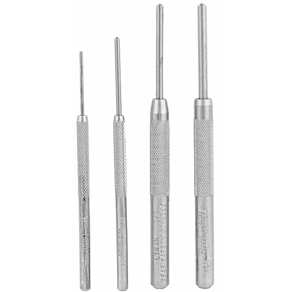 Lyman 4-Piece Roll Pin Punch Set, Steel