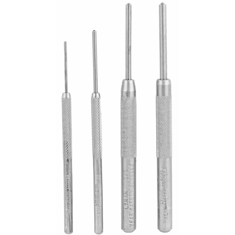 Lyman 4-Piece Roll Pin Punch Set, Steel