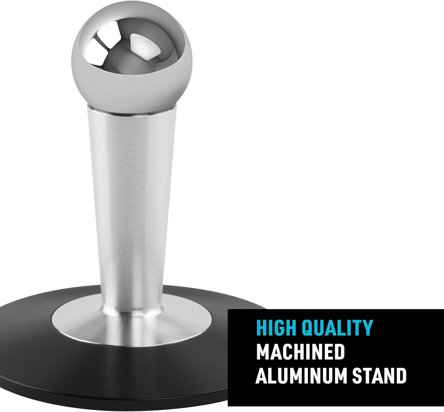 Nite Ize Steelie Pedestal Mount - Tabletop Stand Compatible with MagSafe iPhones & Tablets - Magnetic Desk Phone Mount