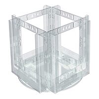 Azar Displays Revolving Acrylic Brochure Holder