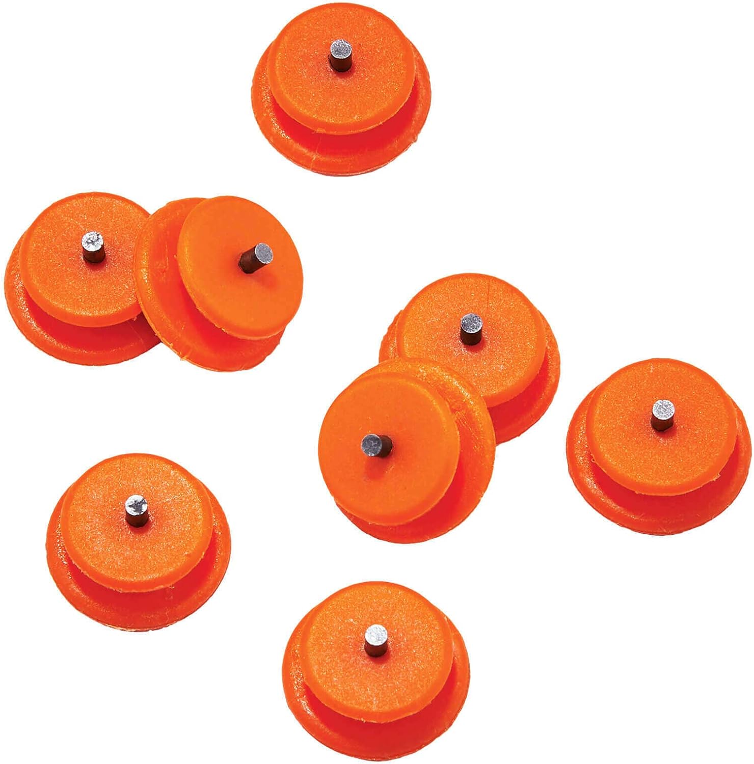 Ergodyne TREX 6301TC Tungsten Carbide Ice Cleat Replacement Spikes (8-Pack), Orange