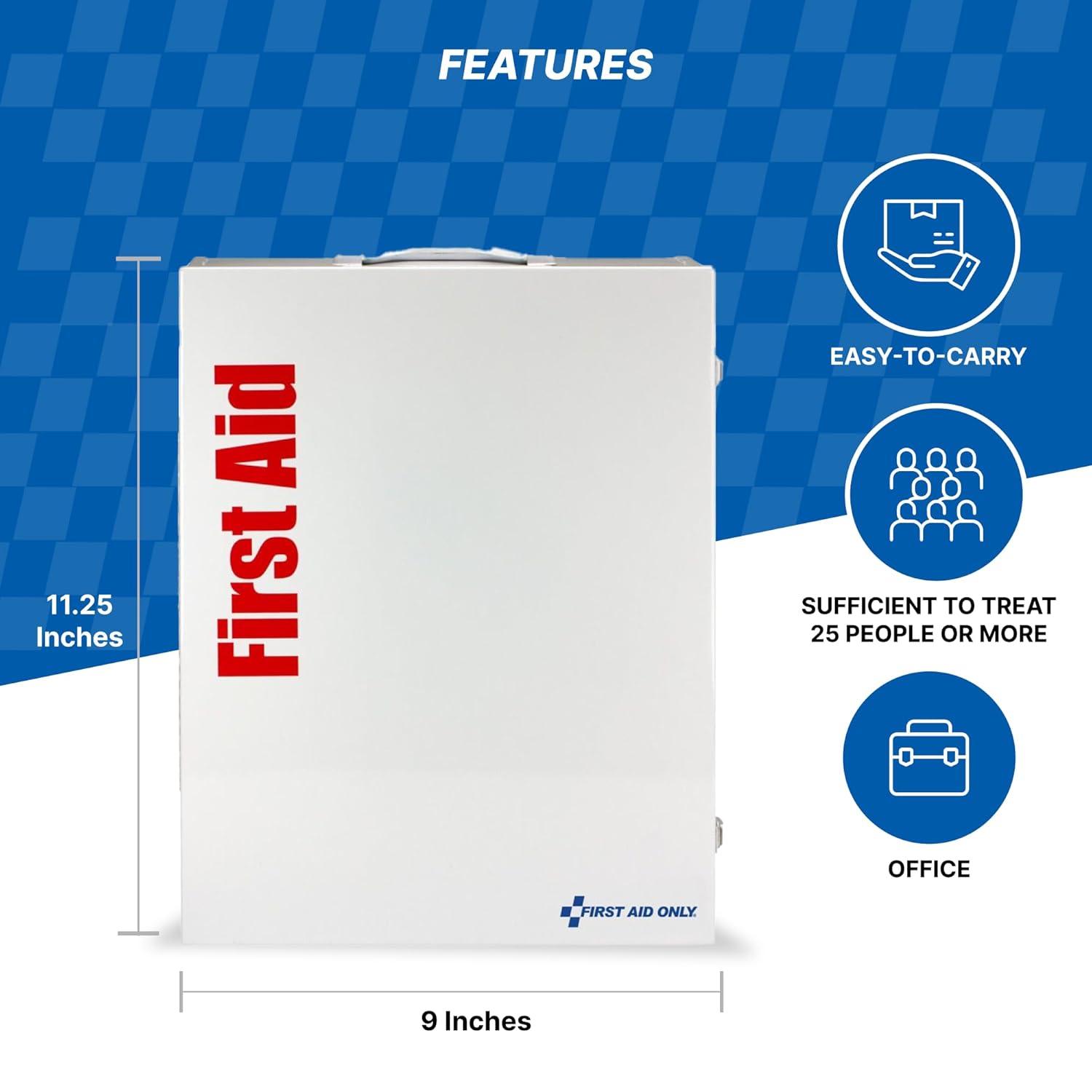 First Aid Only 90658 25-Person SmartCompliance First Aid Kit for Businesses