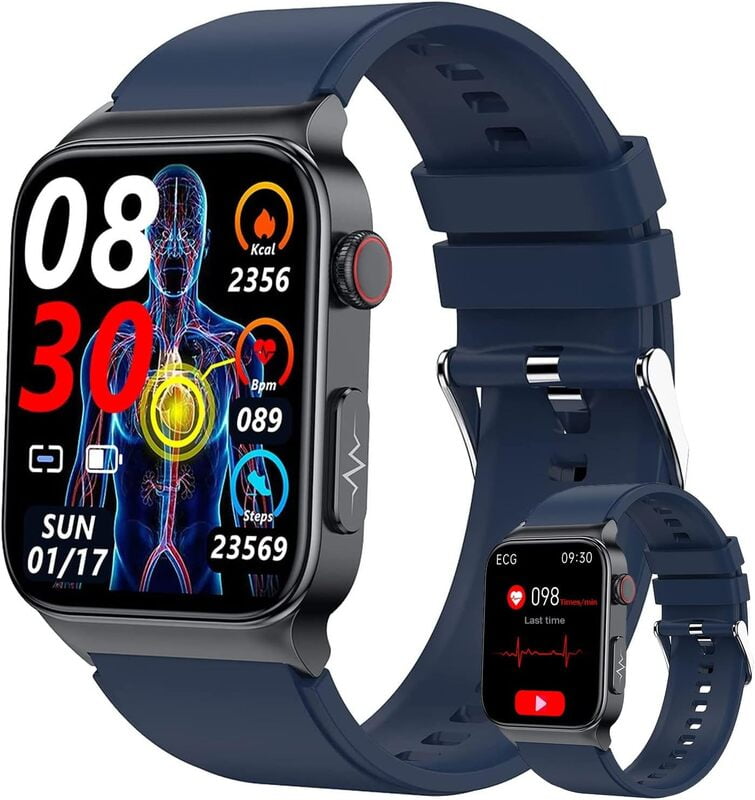 Reloj Inteligente De Glucosa En Sangre ECG+PPG HRV