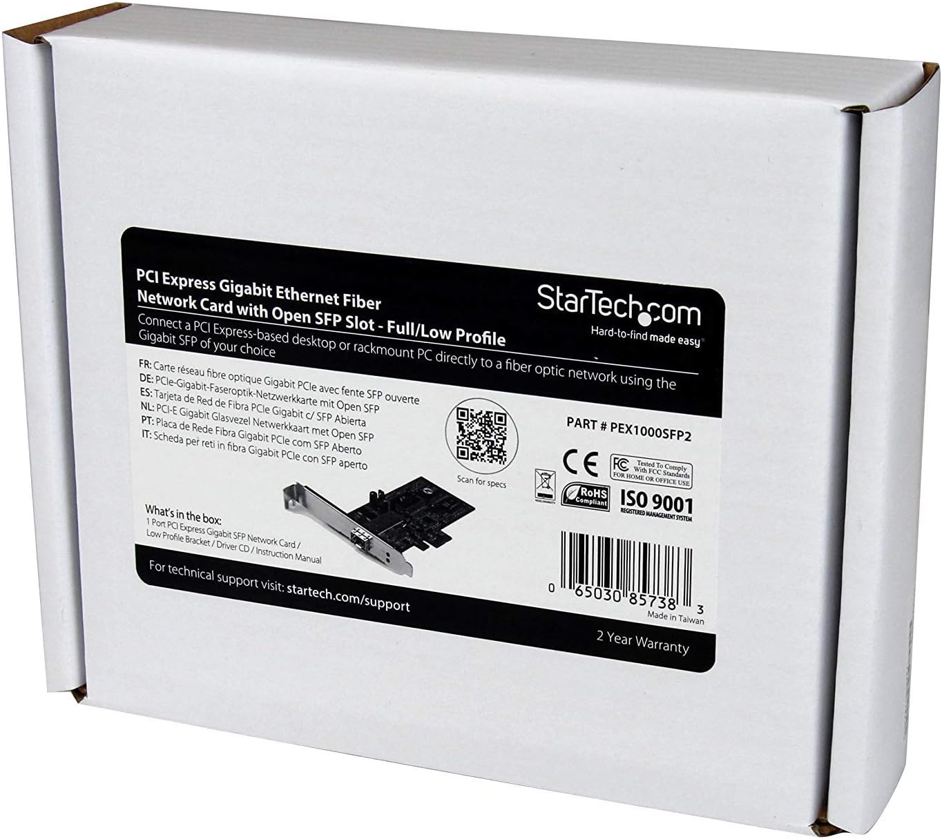 StarTech.com PCI Express Gigabit Fiber Network Card