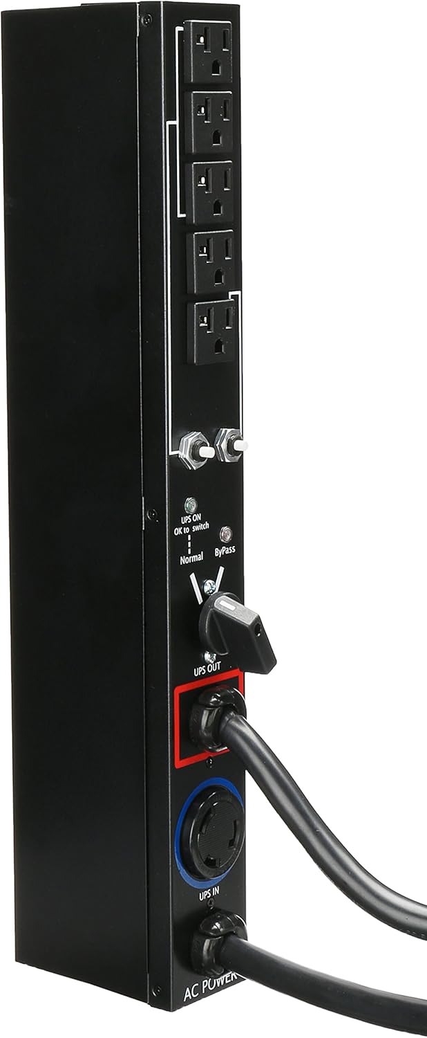 Eaton Mbp PDU, 120V, L5-30P to (5) 5-15/20R, Use with 5130, Evol/s, Pulsar/m, 91