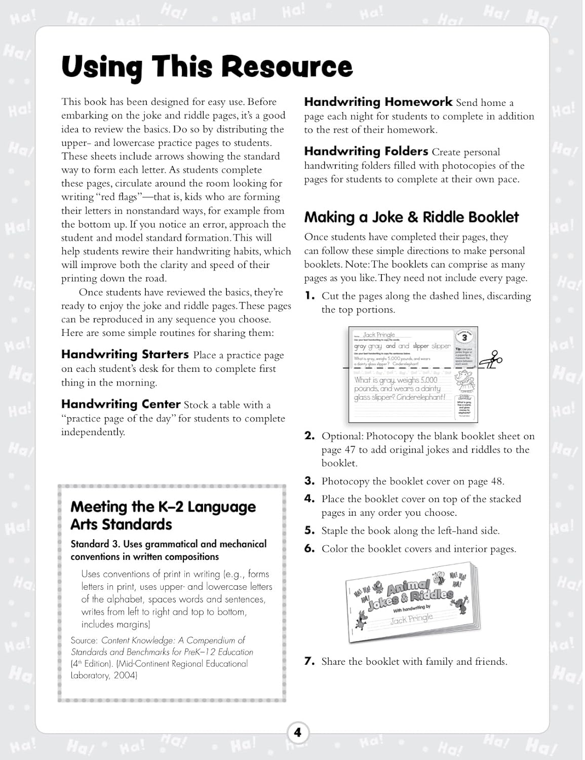 Scholastic Handwriting Practice: Jokes & Riddles