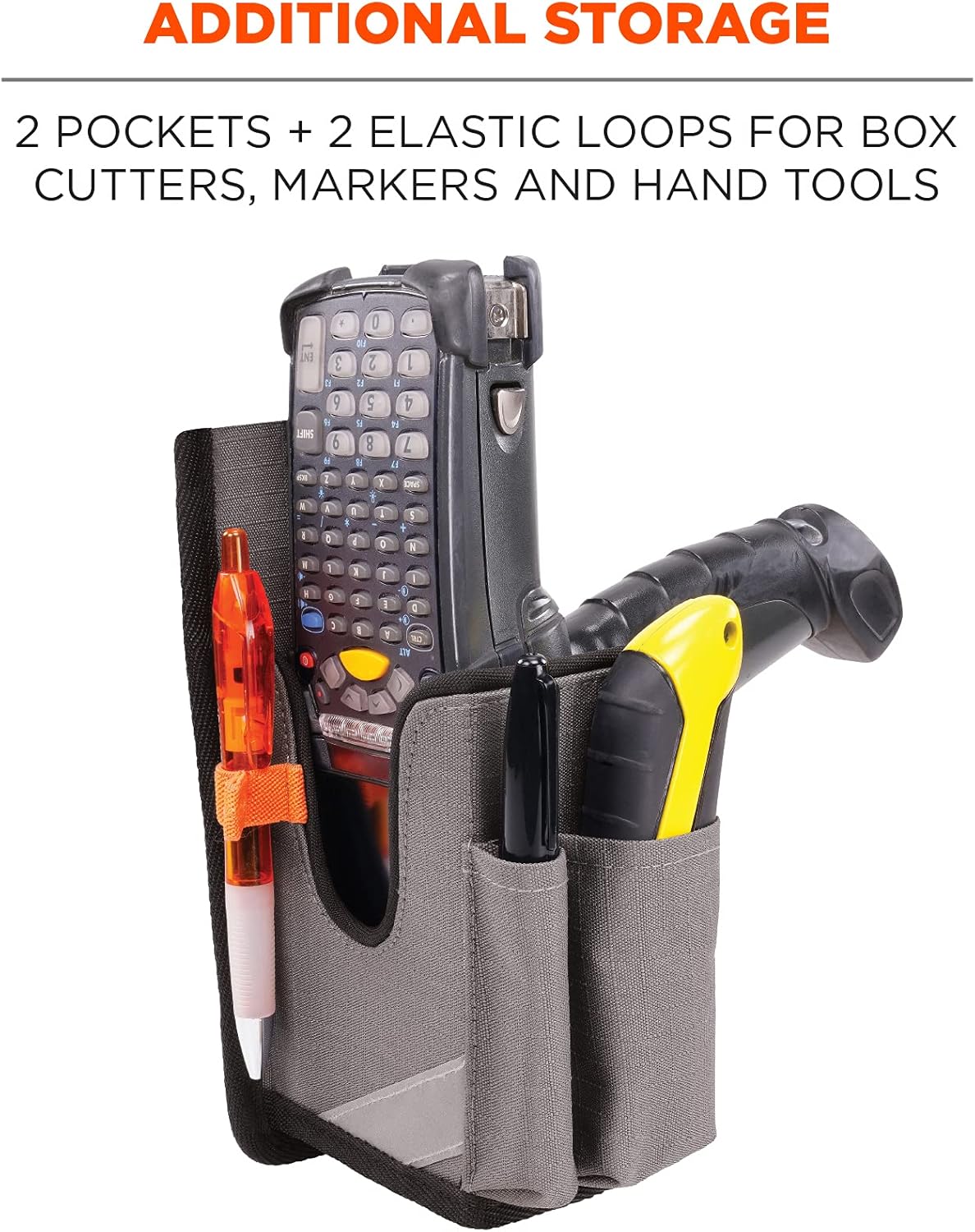 ERGODYNE Squids Barcode Scanner Holster with Belt Clip or Loop