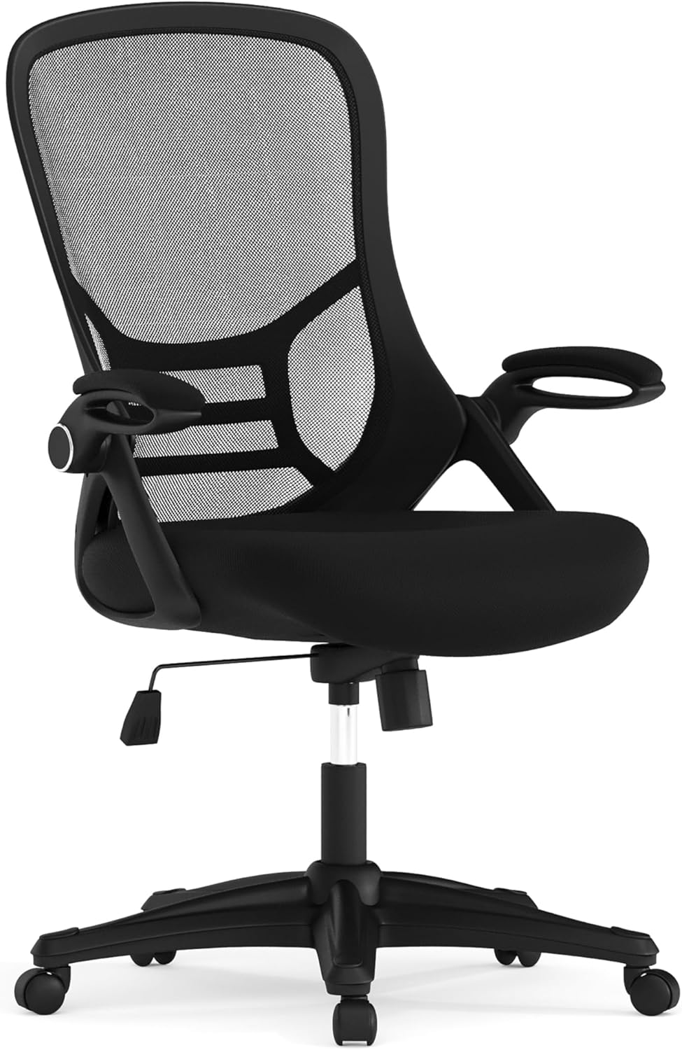 Flash Furniture Porter High-Back Mesh Ergonomic Swivel Office Chair with Adjustable Lumbar Support and Flip-Up Armrests