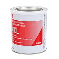 3M Neoprene High Performance Rubber and Gasket Adhesive 1300L, Yellow, 1 Quart Can - Excellent Heat and Water Resistance