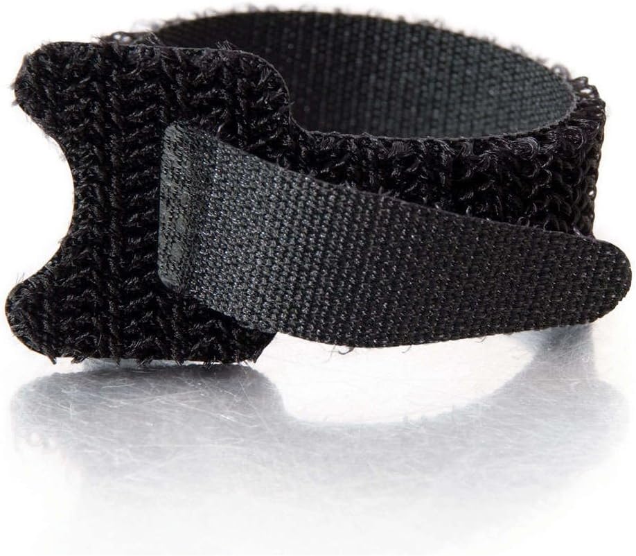 C2G/ Cables To Go C2G/Cables To Go 29585 6in Hook and Loop Cable Management Wraps Multipack (12 pack) - Black