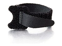 C2G/ Cables To Go C2G/Cables To Go 29585 6in Hook and Loop Cable Management Wraps Multipack (12 pack) - Black