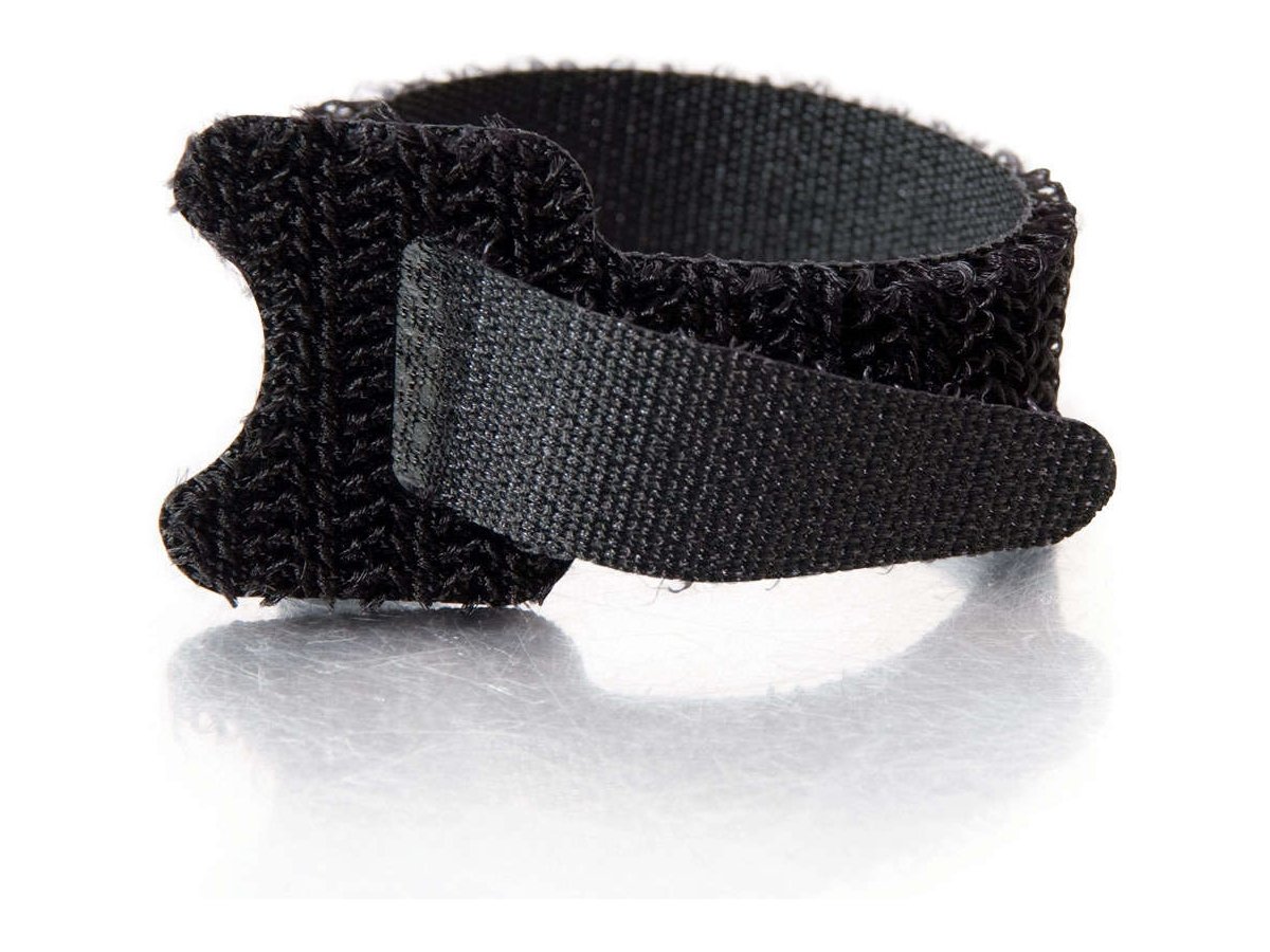 C2G/ Cables To Go C2G/Cables To Go 29585 6in Hook and Loop Cable Management Wraps Multipack (12 pack) - Black