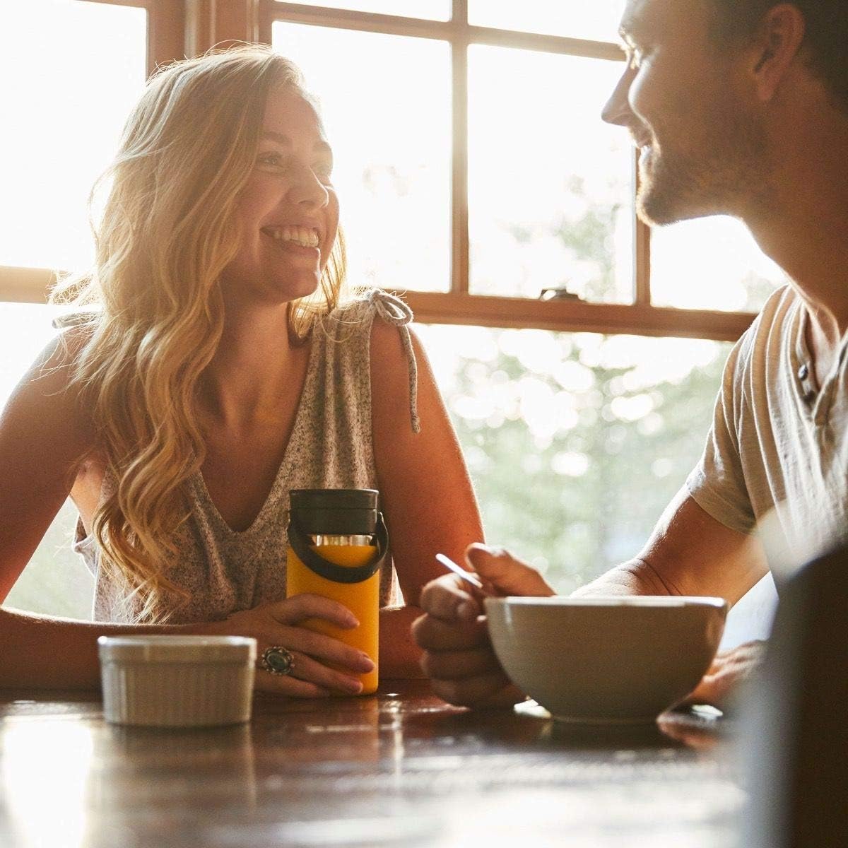 HYDRO FLASK Wide Mouth Insulated Bottle with Flex Sip Lid