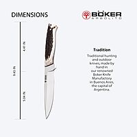 Arbolito Relincho Madera Fixed Blade Knife Cuerno De Ciervo