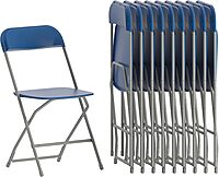 Flash Furniture Hercules Series Commercial-Grade Plastic Folding Chair - 650LB Weight Capacity