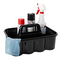 Rubbermaid Commercial Products Deluxe Carry Caddy for Take-Out Coffee/Soft Drinks Postmates/Uber Eats/Food Delivery Cleaning