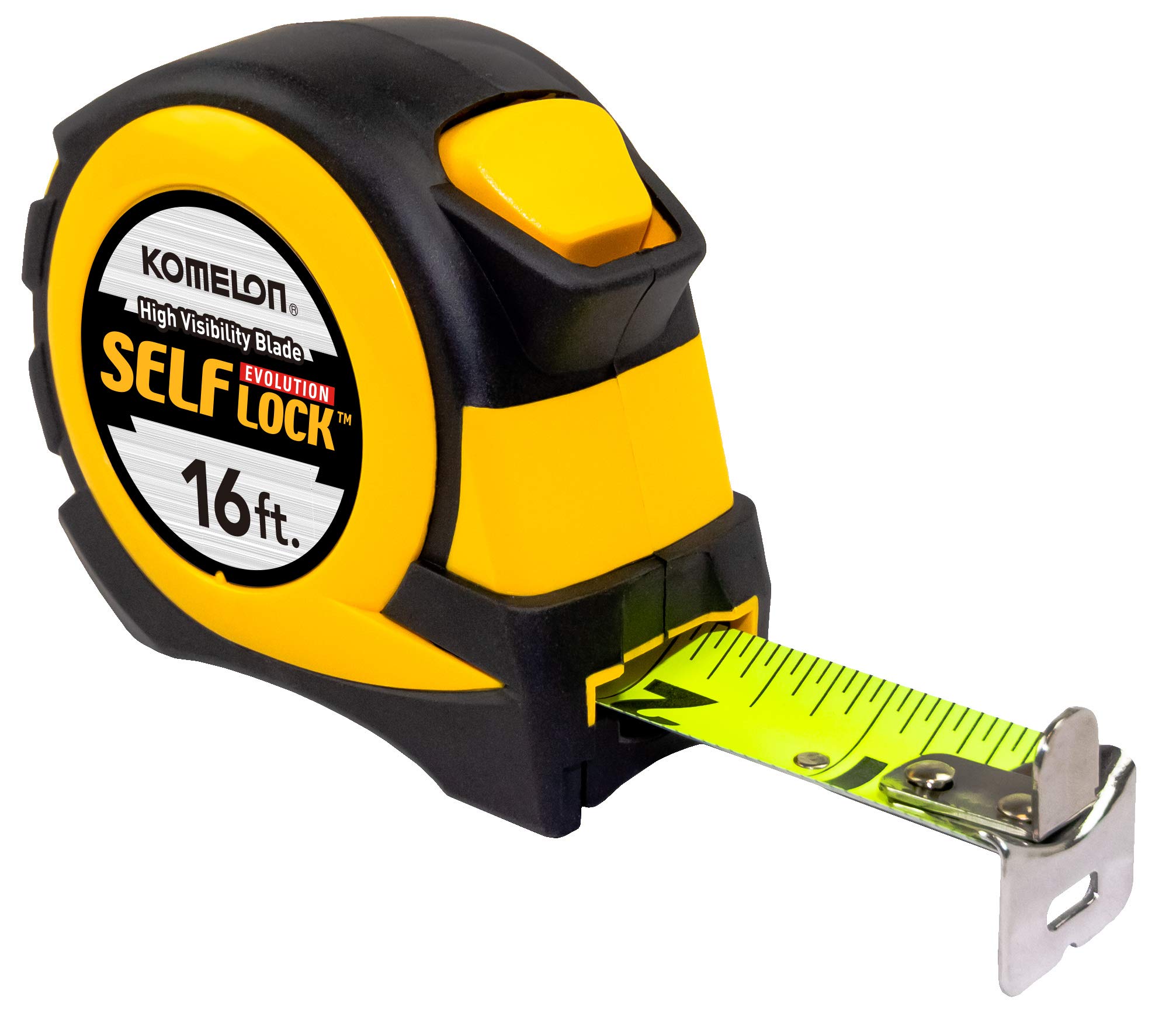 Komelon EV28116; 16' X 1" Self Lock Evolution Tape Measure,