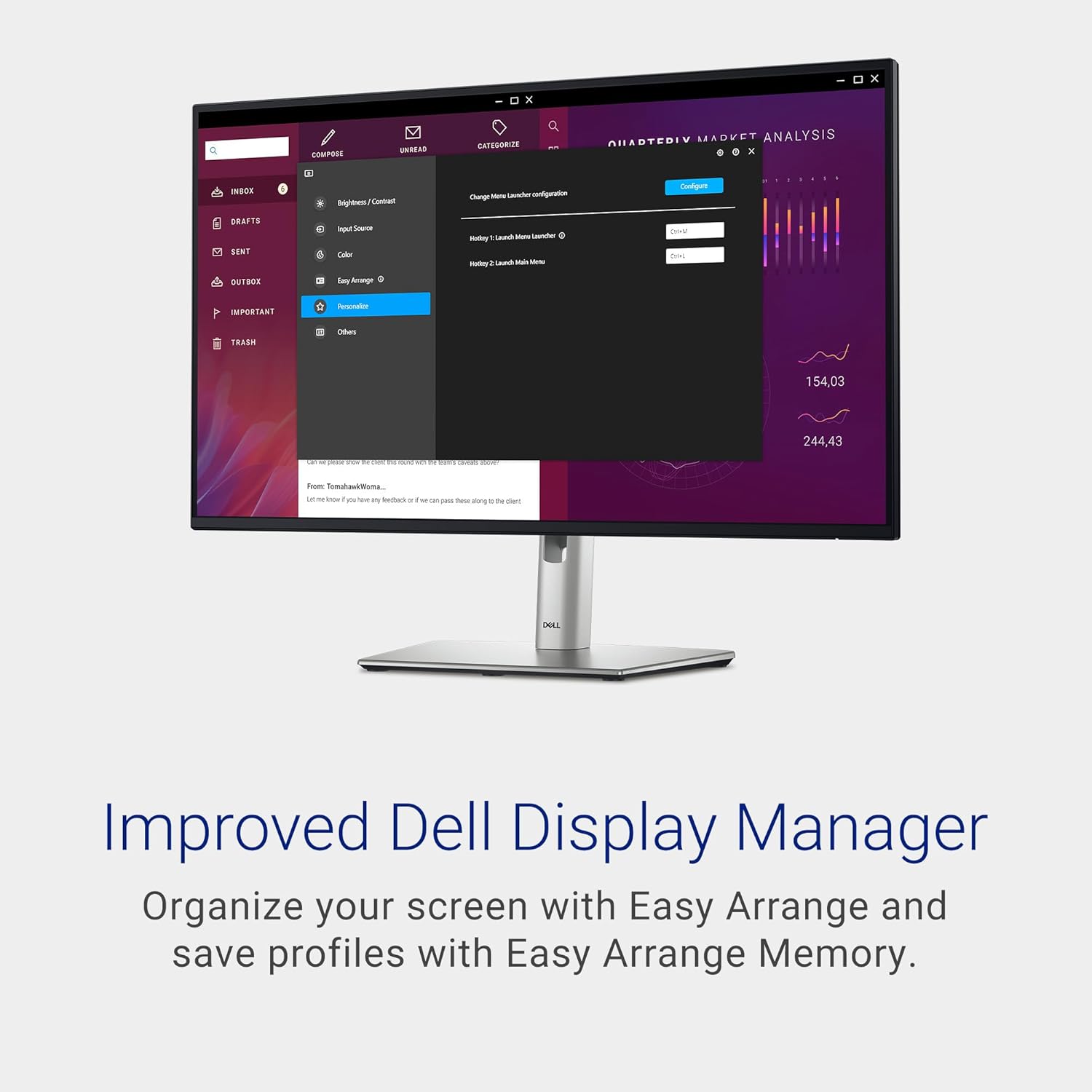 Dell 27 Monitor - P2725H - 27-inch Full HD (1920 × 1080) 100Hz Display, IPS Panel, 99% sRGB, 1500:1 Contrast Ratio