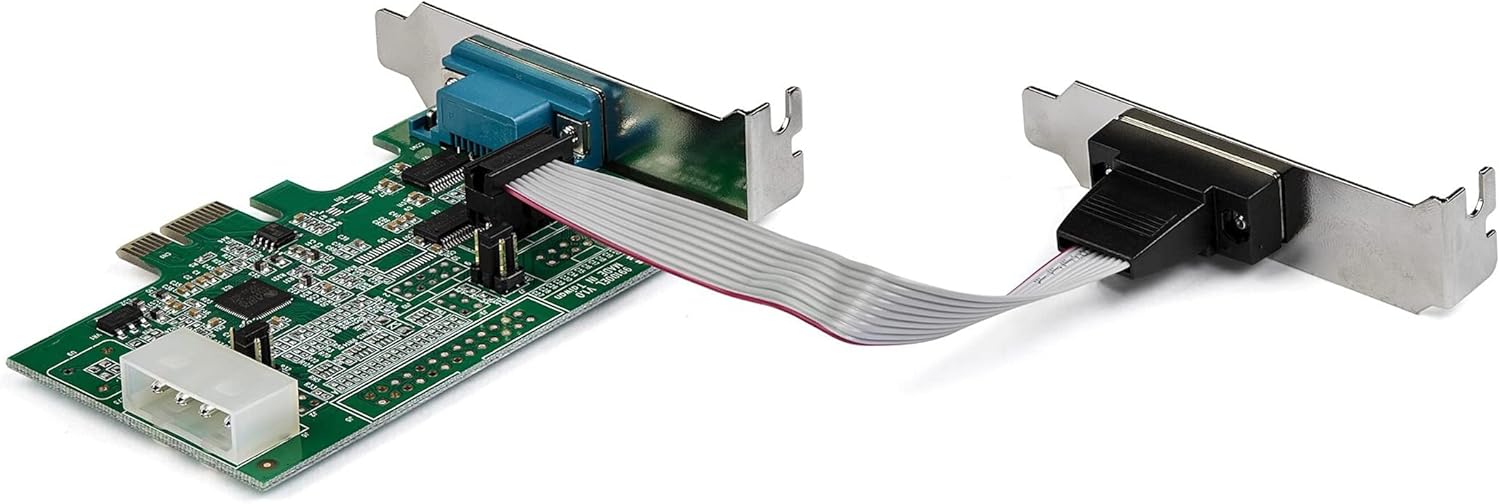 StarTech.com 2-port PCI Express RS232 Serial Adapter Card - PEX2S953LP