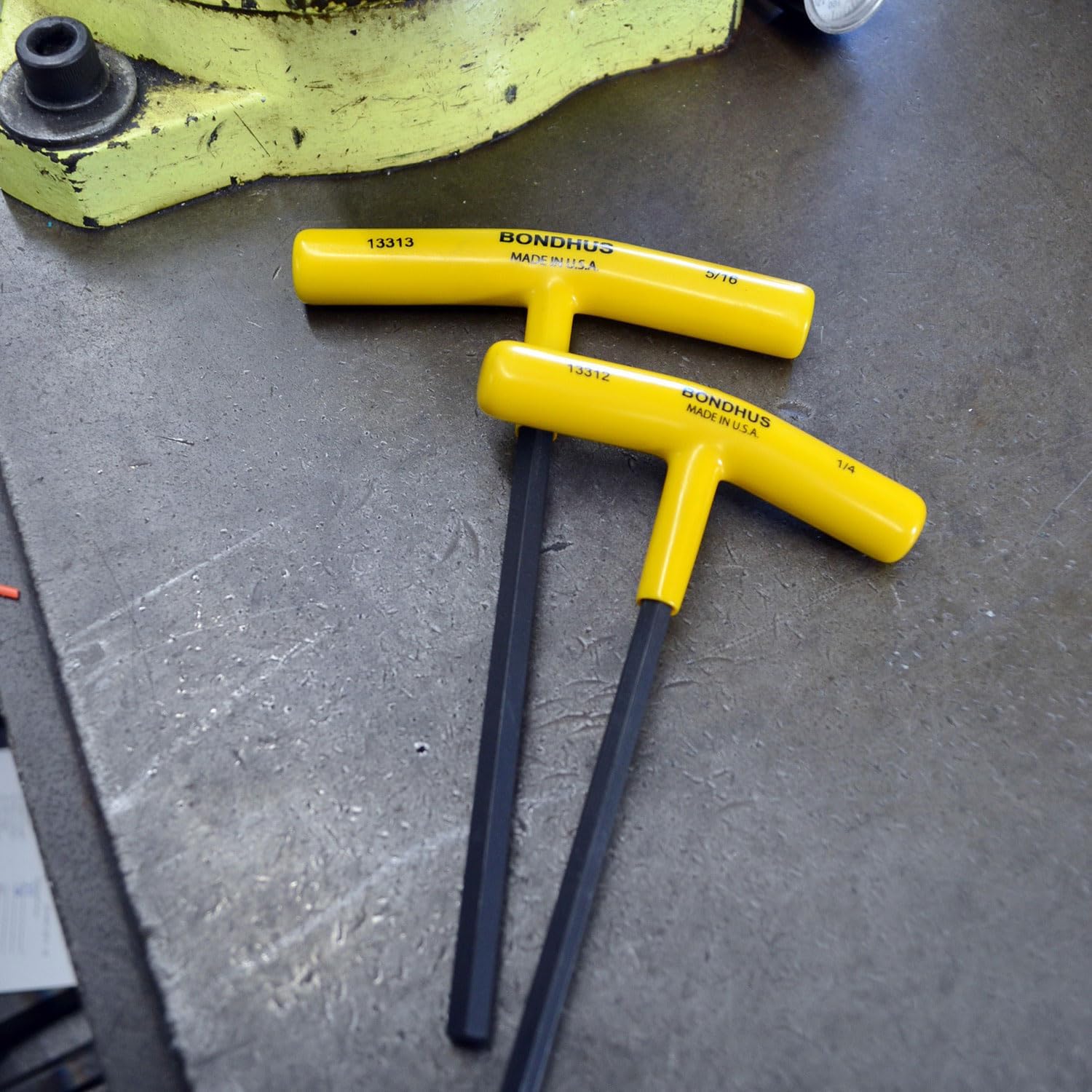 Bondhus 13390 10-Piece T-Handle Hex Key Set (3/32 - 3/8 in) with Stand