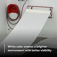 3M Dirt Trap Protection Material 36852, White Color, Nonwoven, Overspray Protection, Traps Dust And Debris, Clean