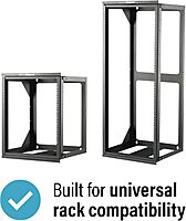 C2G 12-Port Patch Panel - Blank 1U Keystone Panel For Ethernet Cables - Works With Almost Any Snap-In Jack Including Cat6