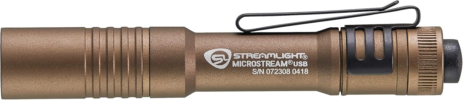 STREAMLIGHT MicroStream USB 250-Lumen Ultra-Compact Rechargeable Flashlight