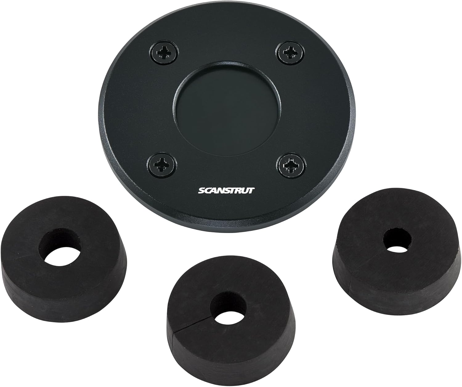 Scanstrut DS-LP-30-BLK IP68 Low-Profile Cable Seal - Fits Cables 9-14mm (0.35"-0.55") & Connectors Ø30mm (1.18")