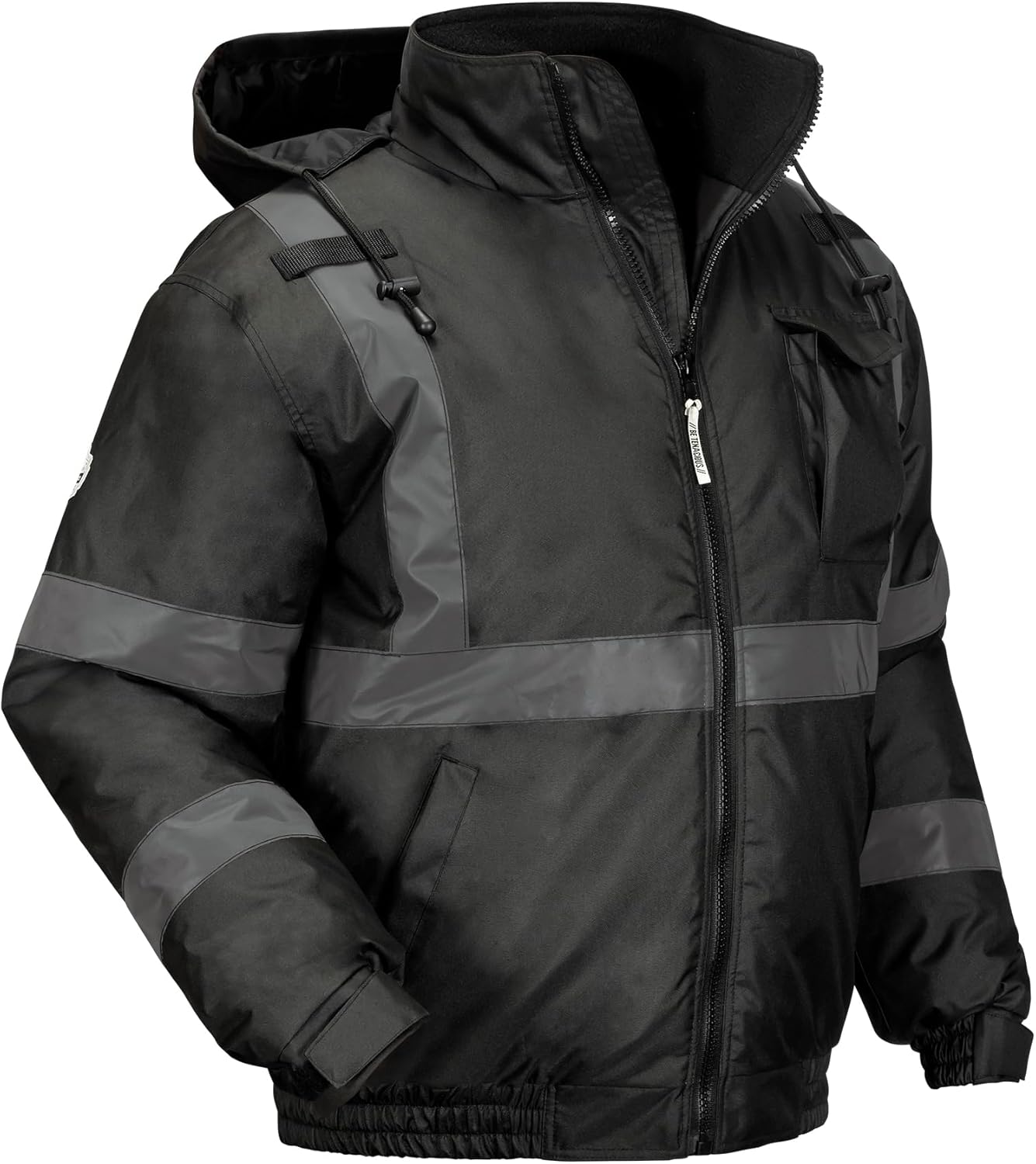 Ergodyne GloWear 8377EV Thermal-Enhanced Visibility Quilted Bomber Jacket