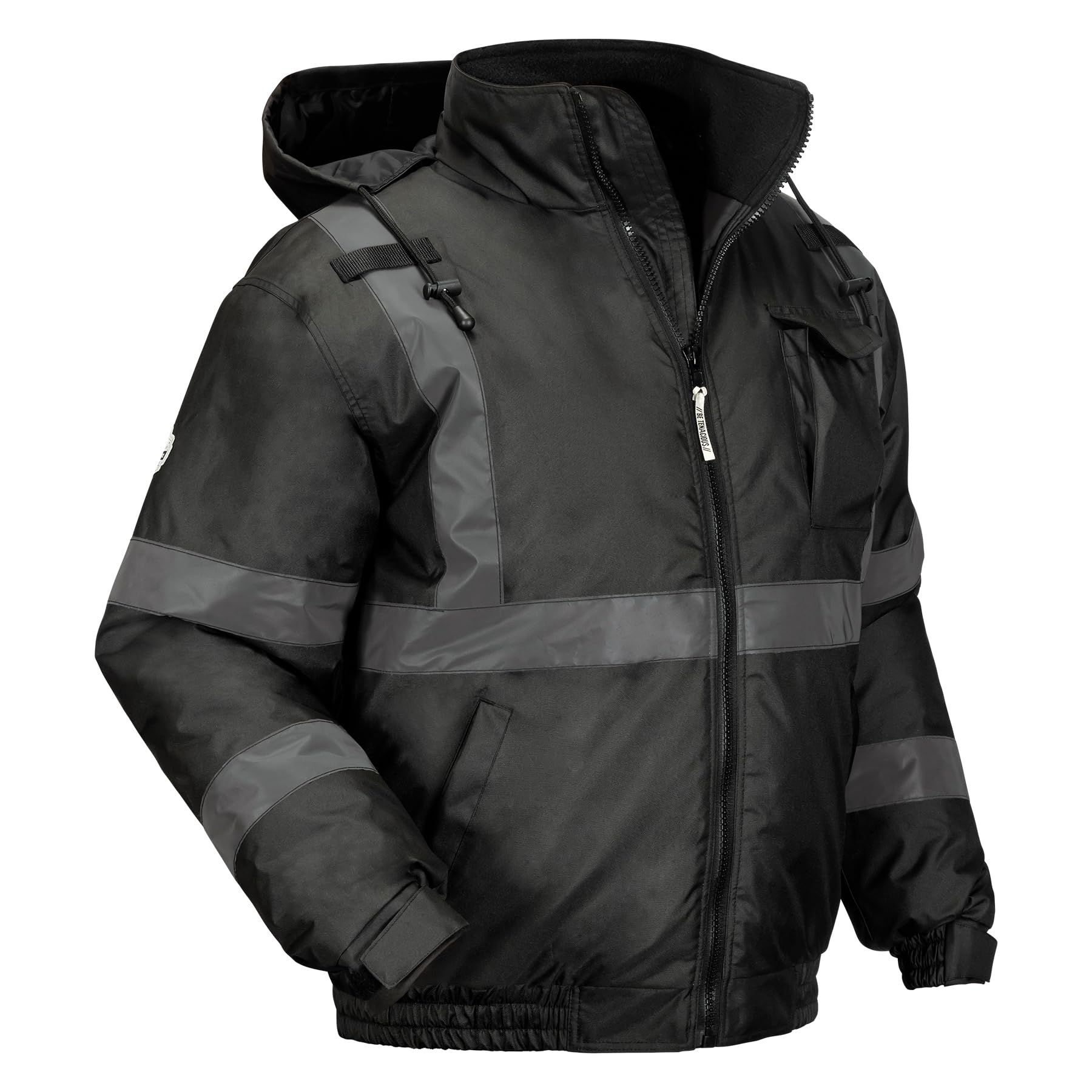 Ergodyne GloWear 8377EV Thermal-Enhanced Visibility Quilted Bomber Jacket