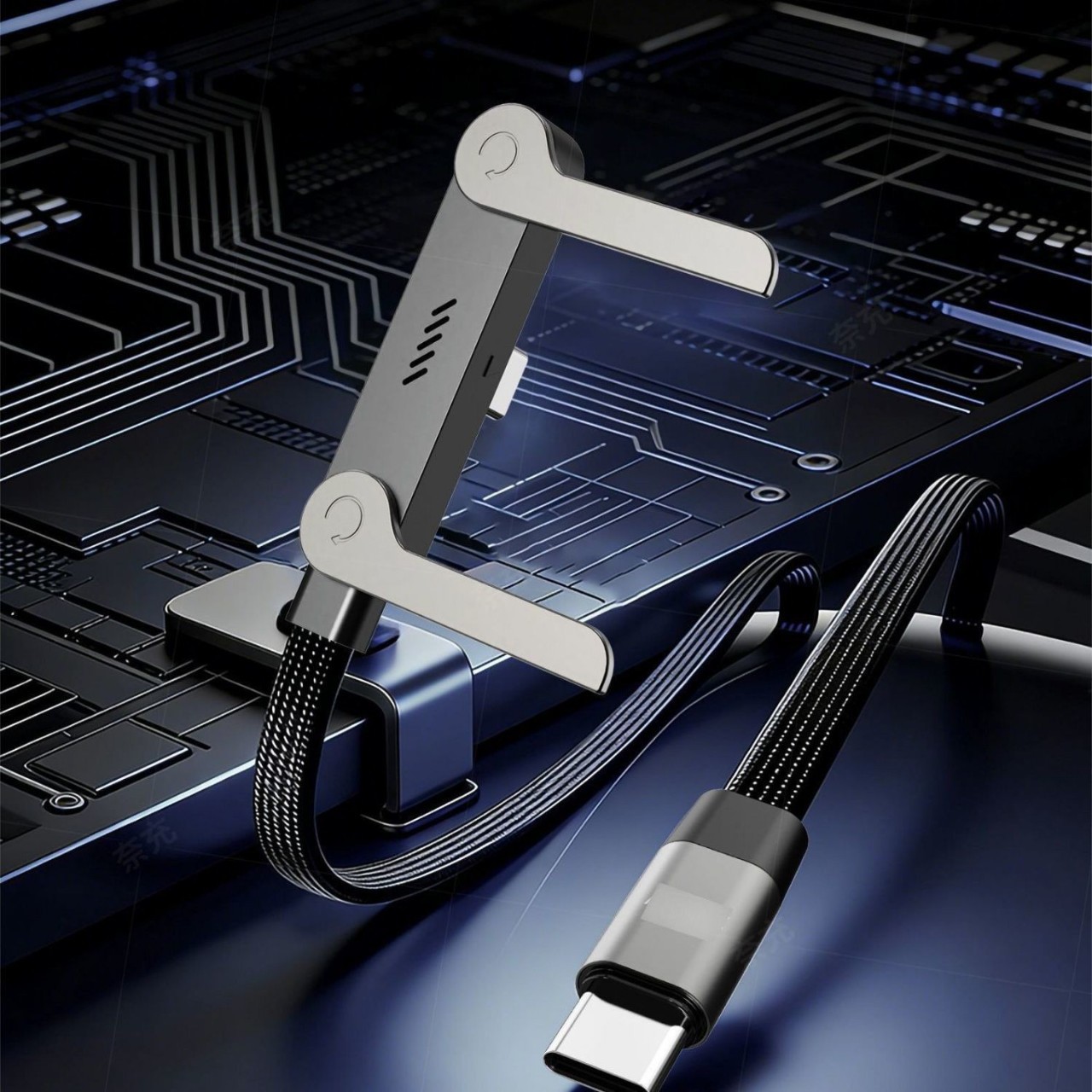 FOLDABLE DATA/FAST CHARGING CABLE - 24w -1. 5M LENGTH