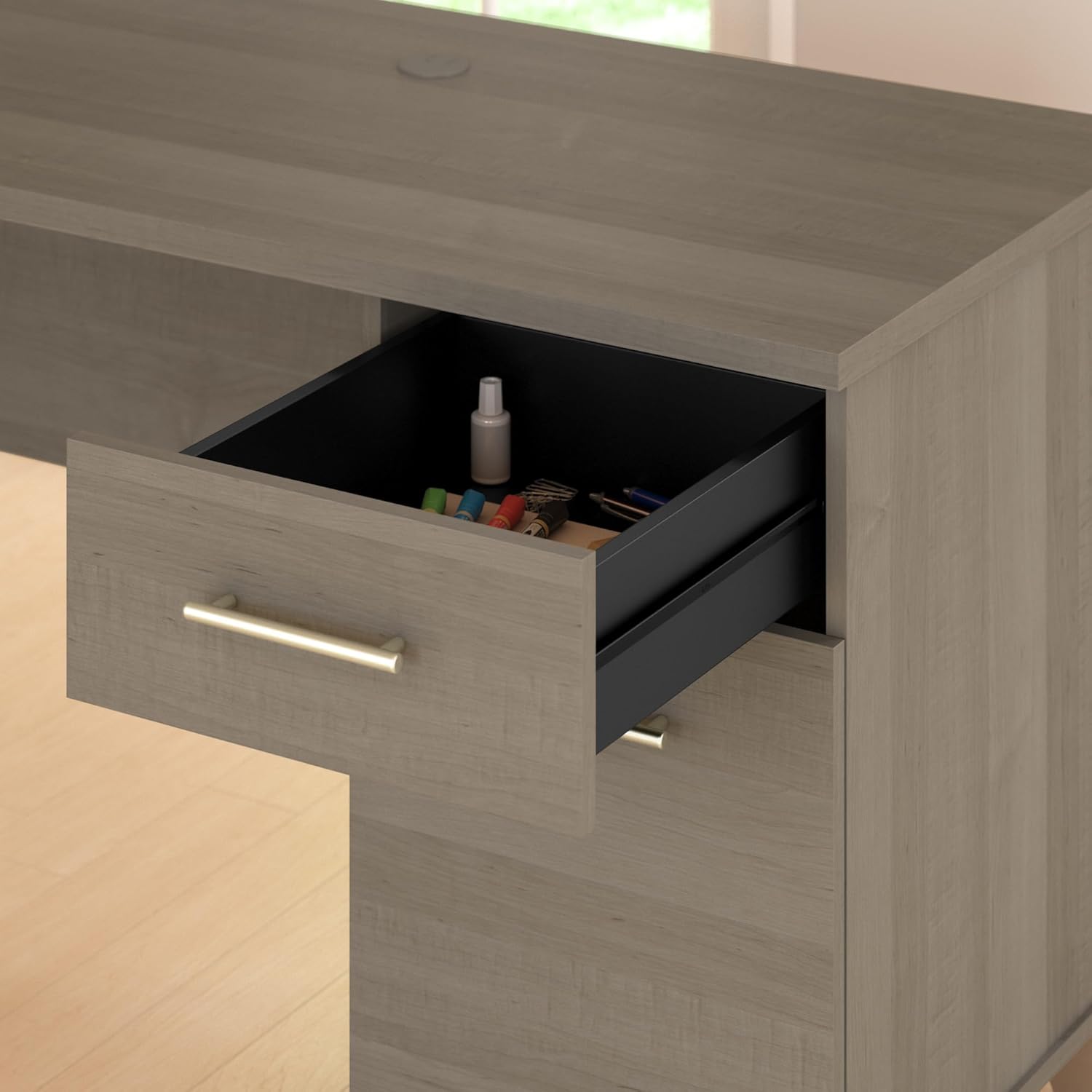 Bush Furniture Somerset 72W Office Desk with Drawers