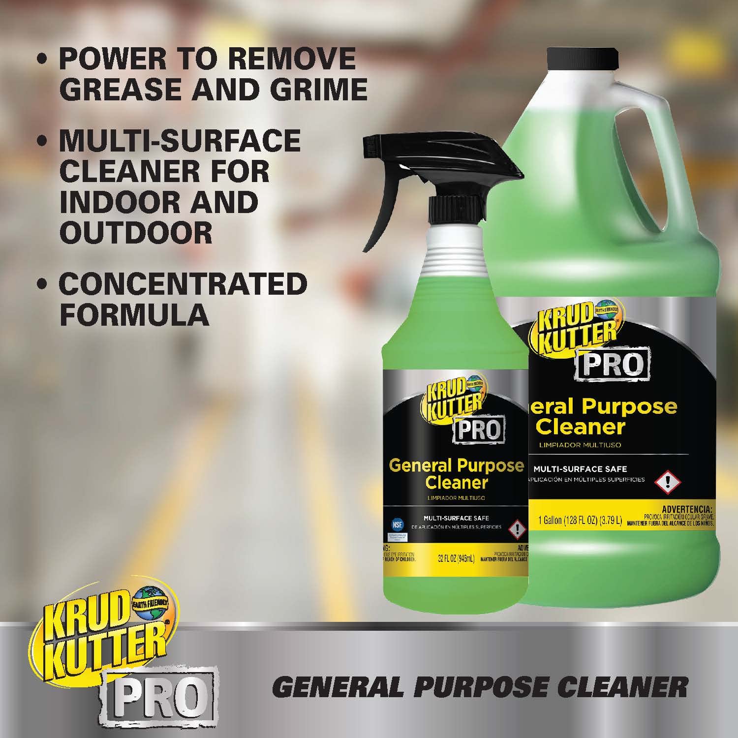 Rust-Oleum Krud Kutter Pro 352264 General Purpose Cleaner, 32 oz