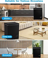 FLG-80Q - Pecho de 3.5 pies cúbicos, control de temperatura ajustable FLG-80Q - Pecho de 3.5 pies cúbicos, control de temperatura ajustable