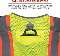 ERGODYNE GloWear 8231TV Hi-Vis Tool Tethering Safety Vest