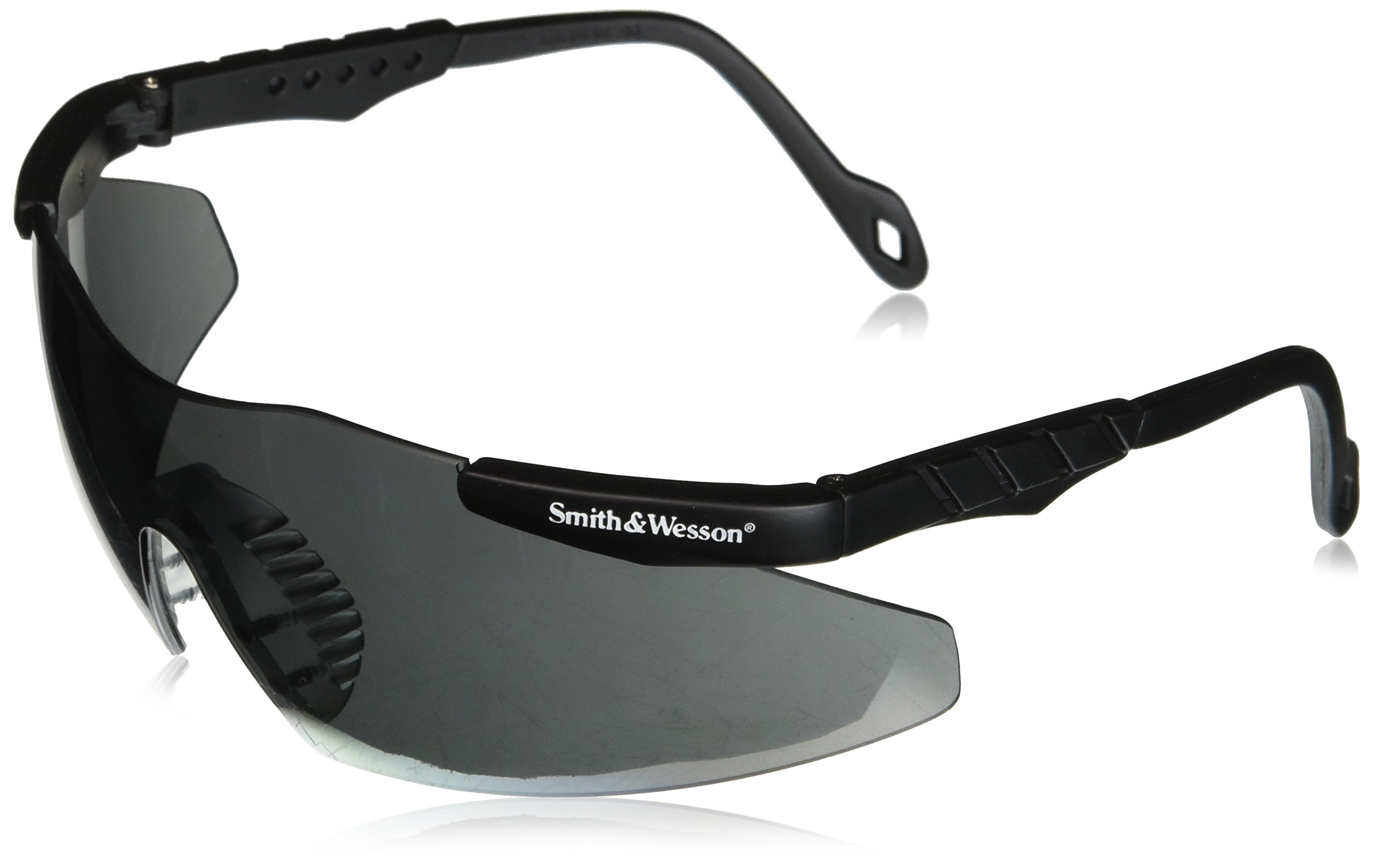 Magnum 3G Safety Eyewear, Black Frame, Smoke Lens