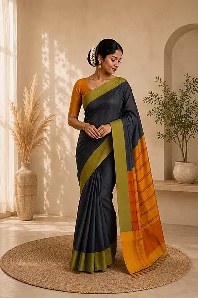 Arani soft silk Green